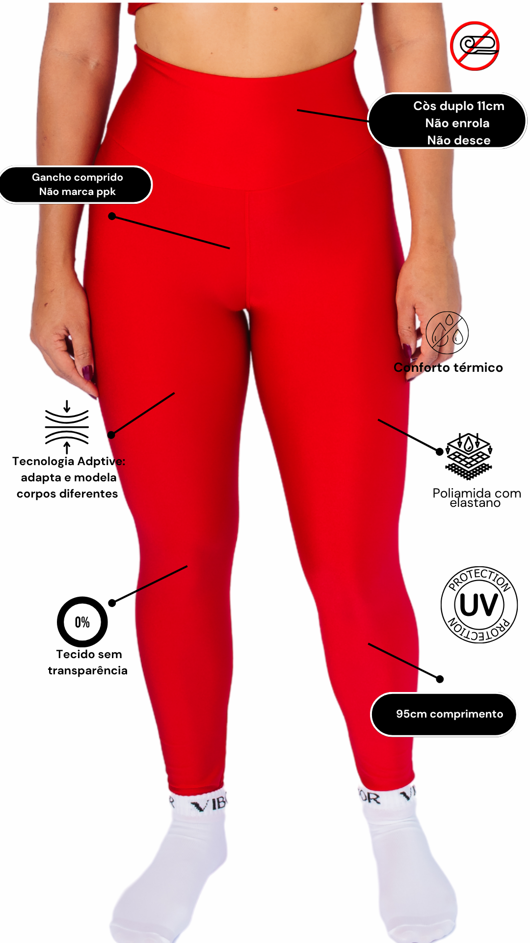 Legging Red Chic