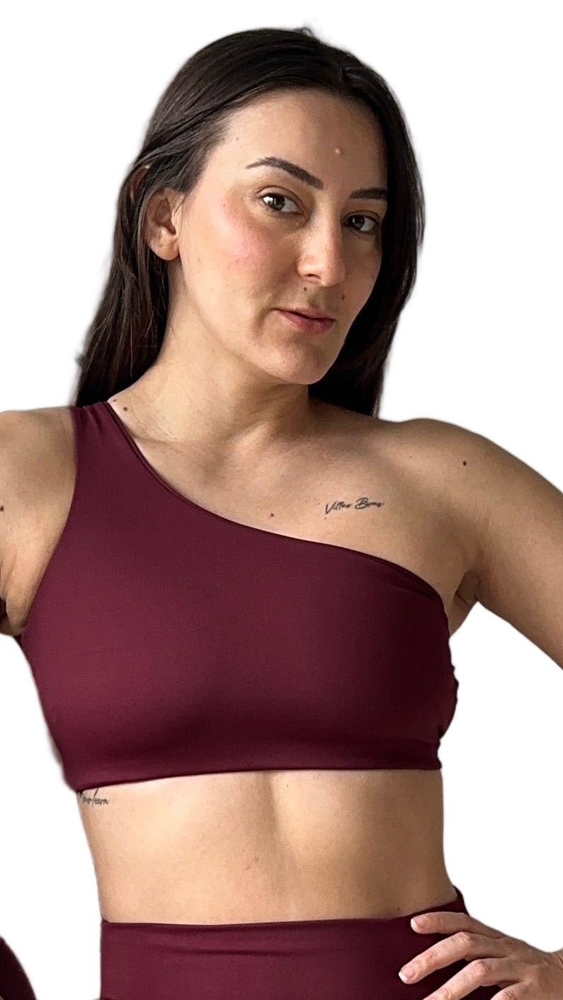 Top Nula Manga Cherry Matte