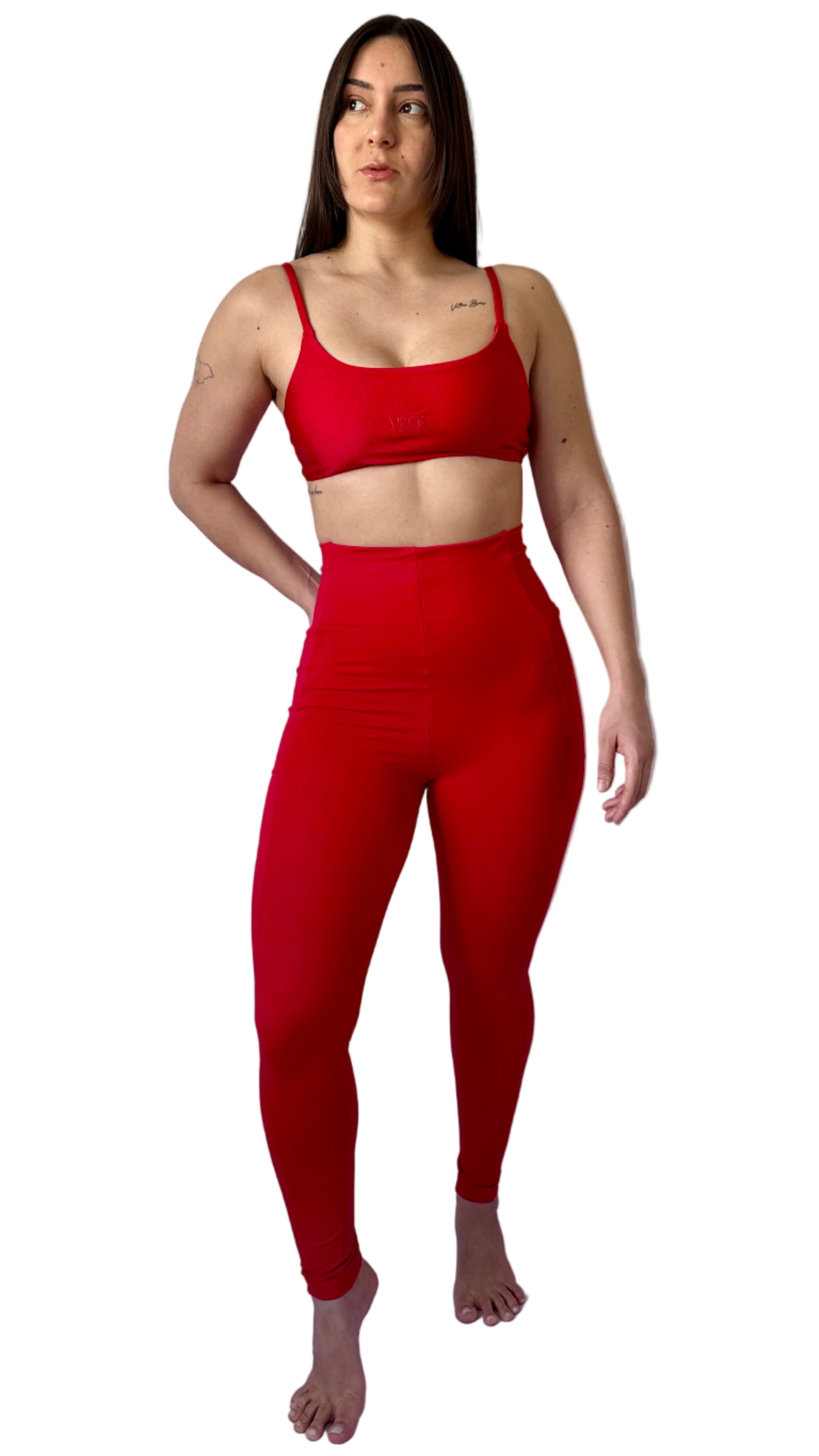 Legging Sculpt Red Chic