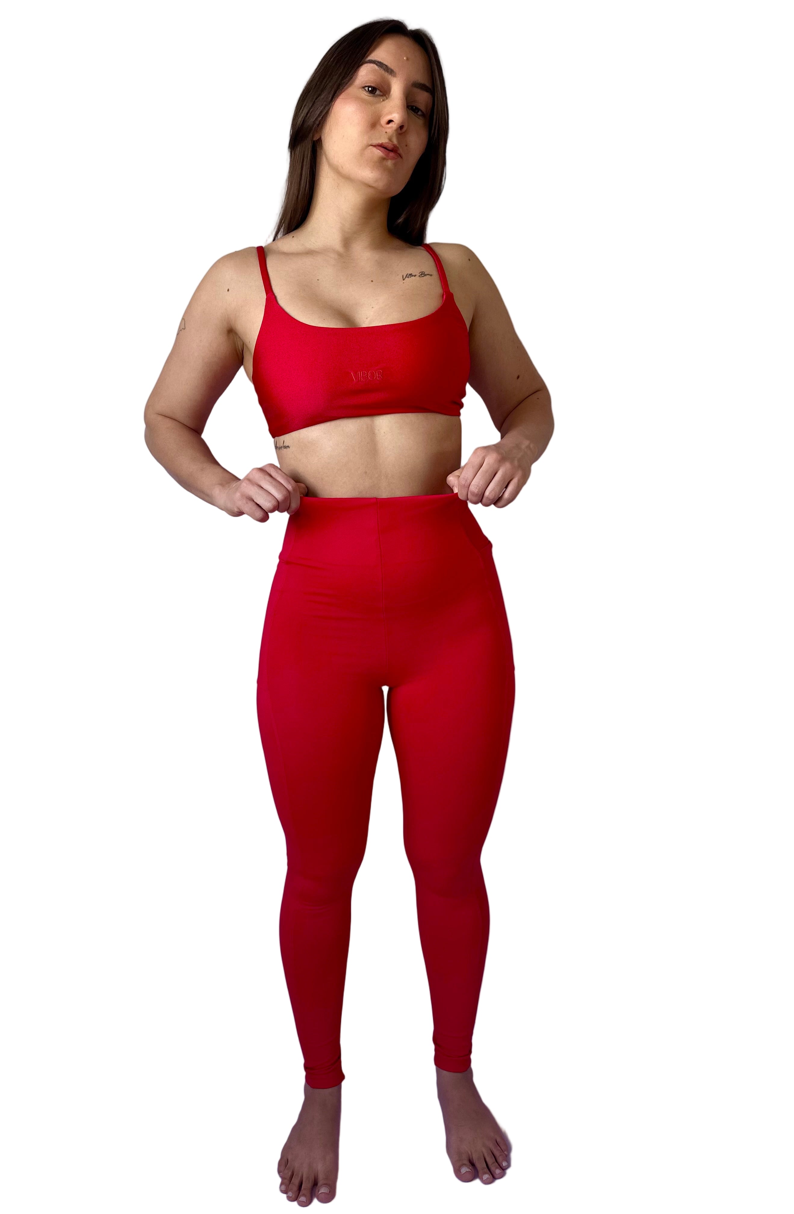 Legging Sculpt Red Chic