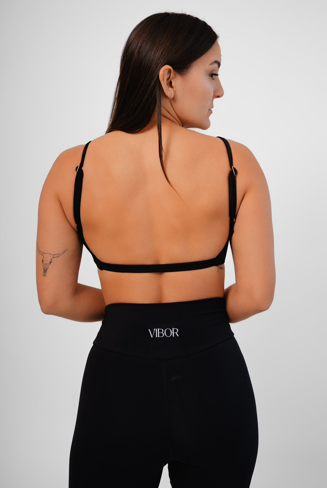 Top Costas Nua Preto Matte