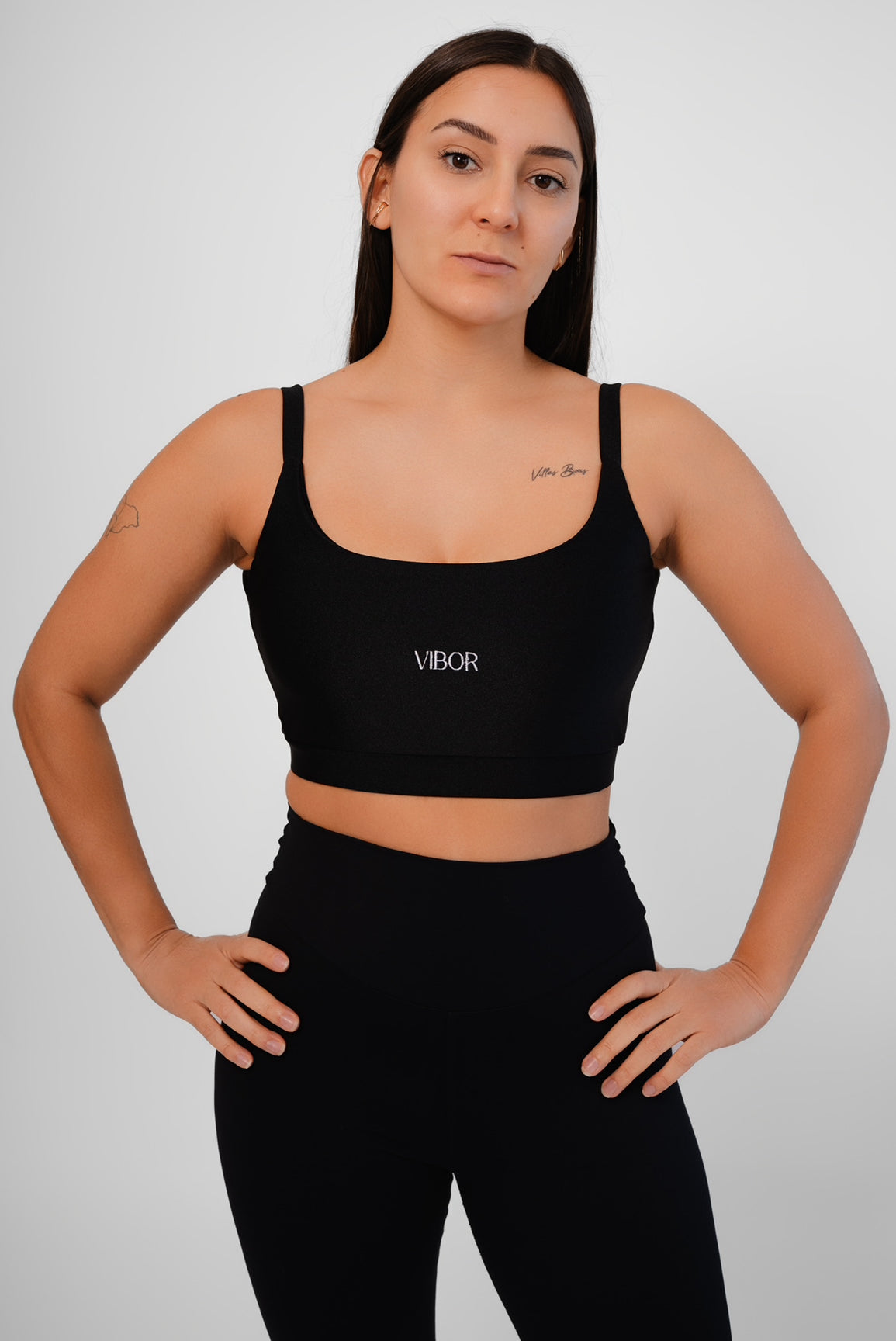 Top Cleri Preto Matte