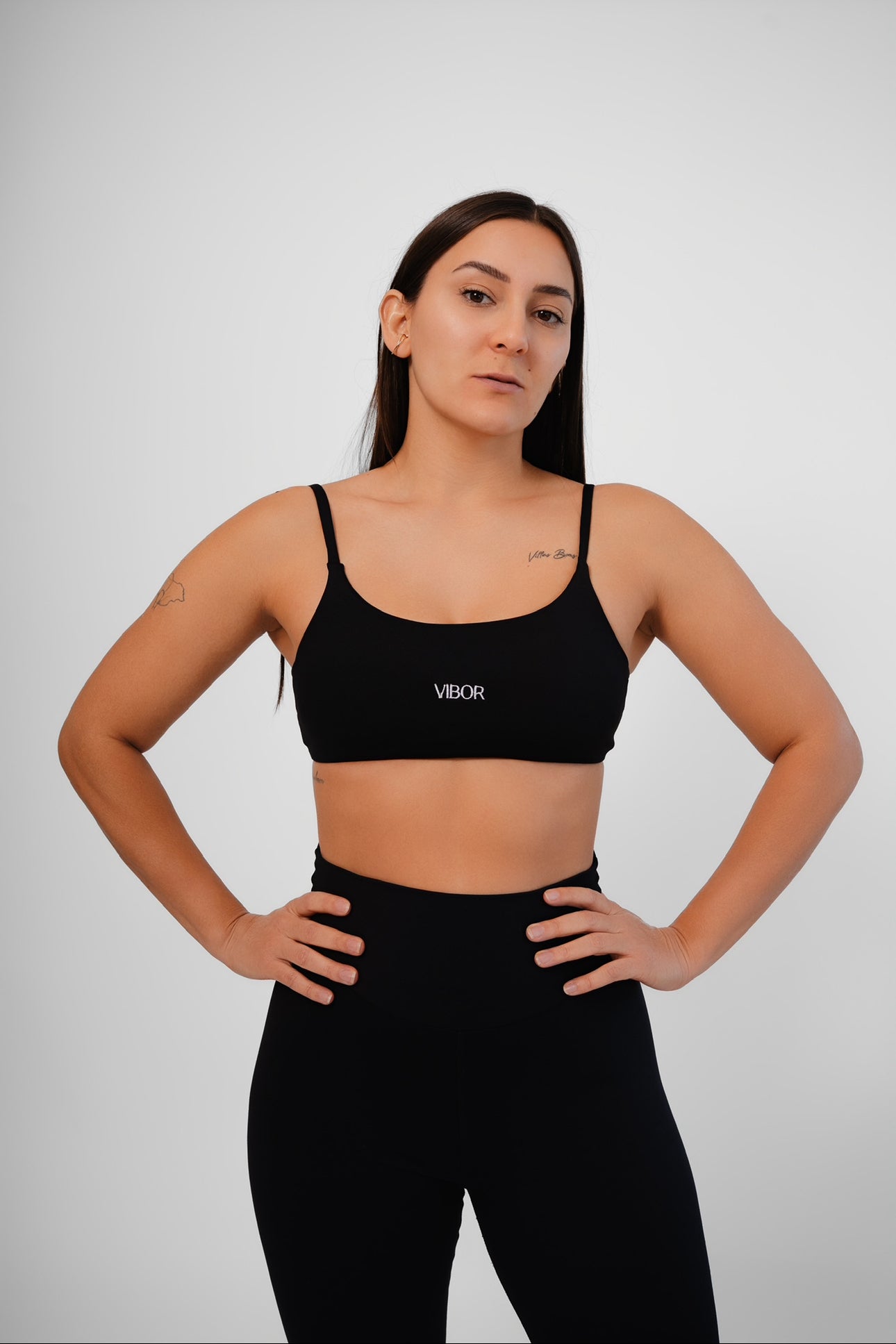 Top Costas Nua Preto Matte