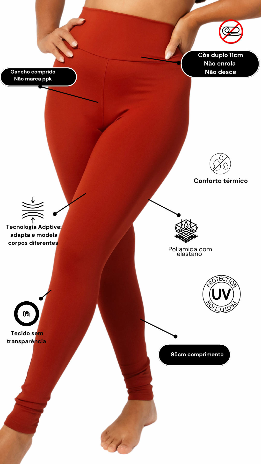 Legging Telha Matte