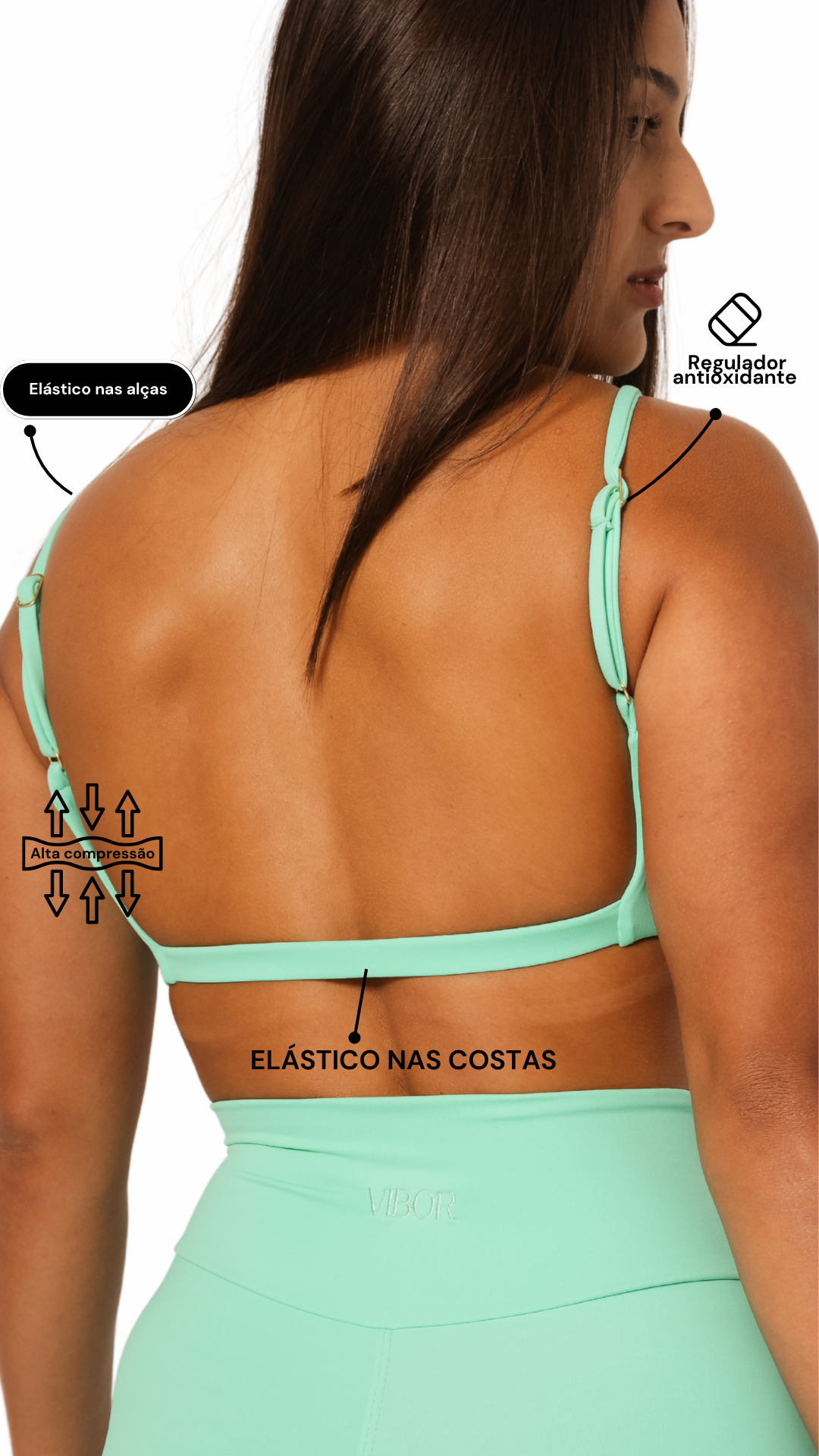Top Costas Nua Atlantis Matte