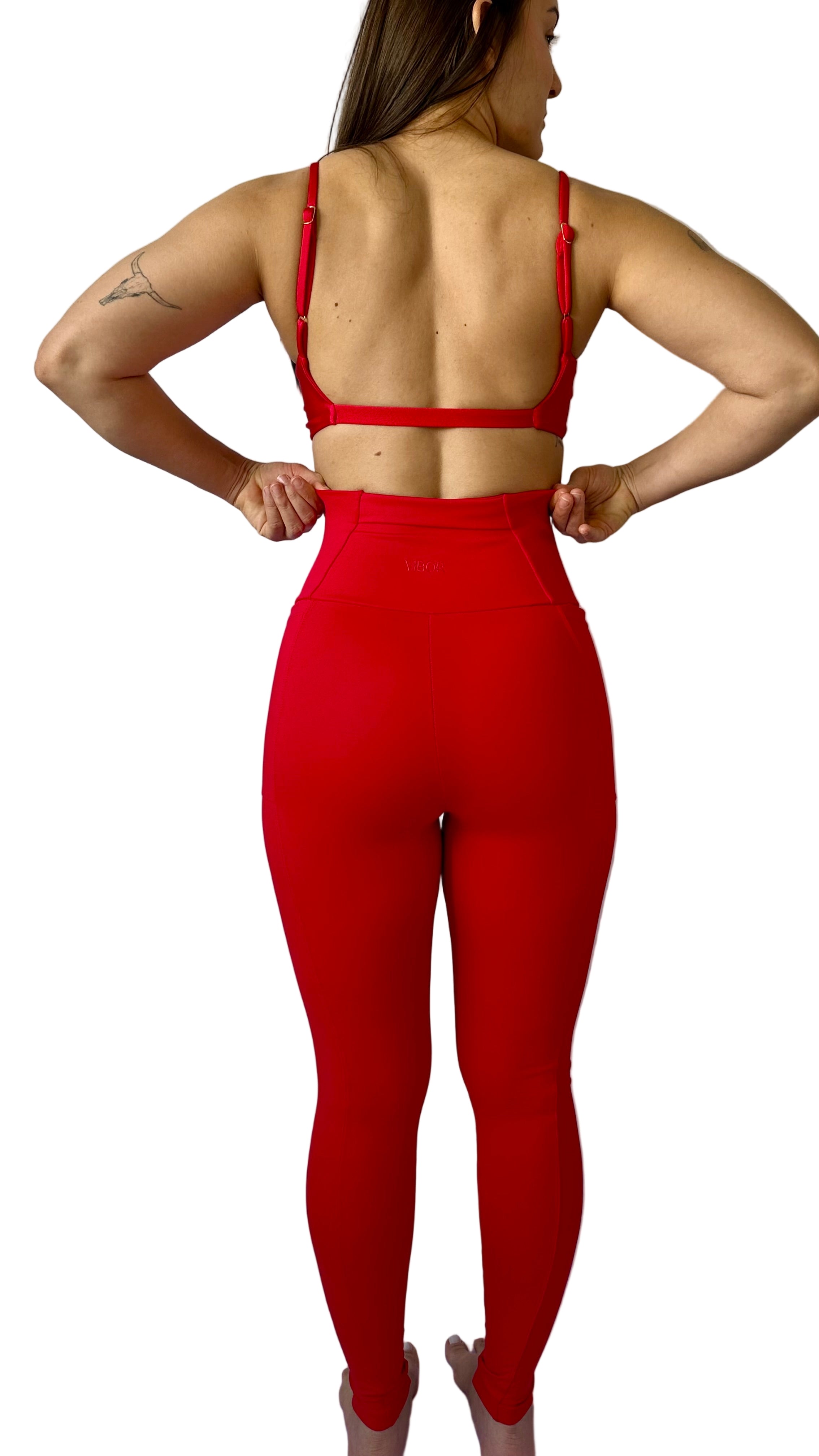 Legging Sculpt Red Chic