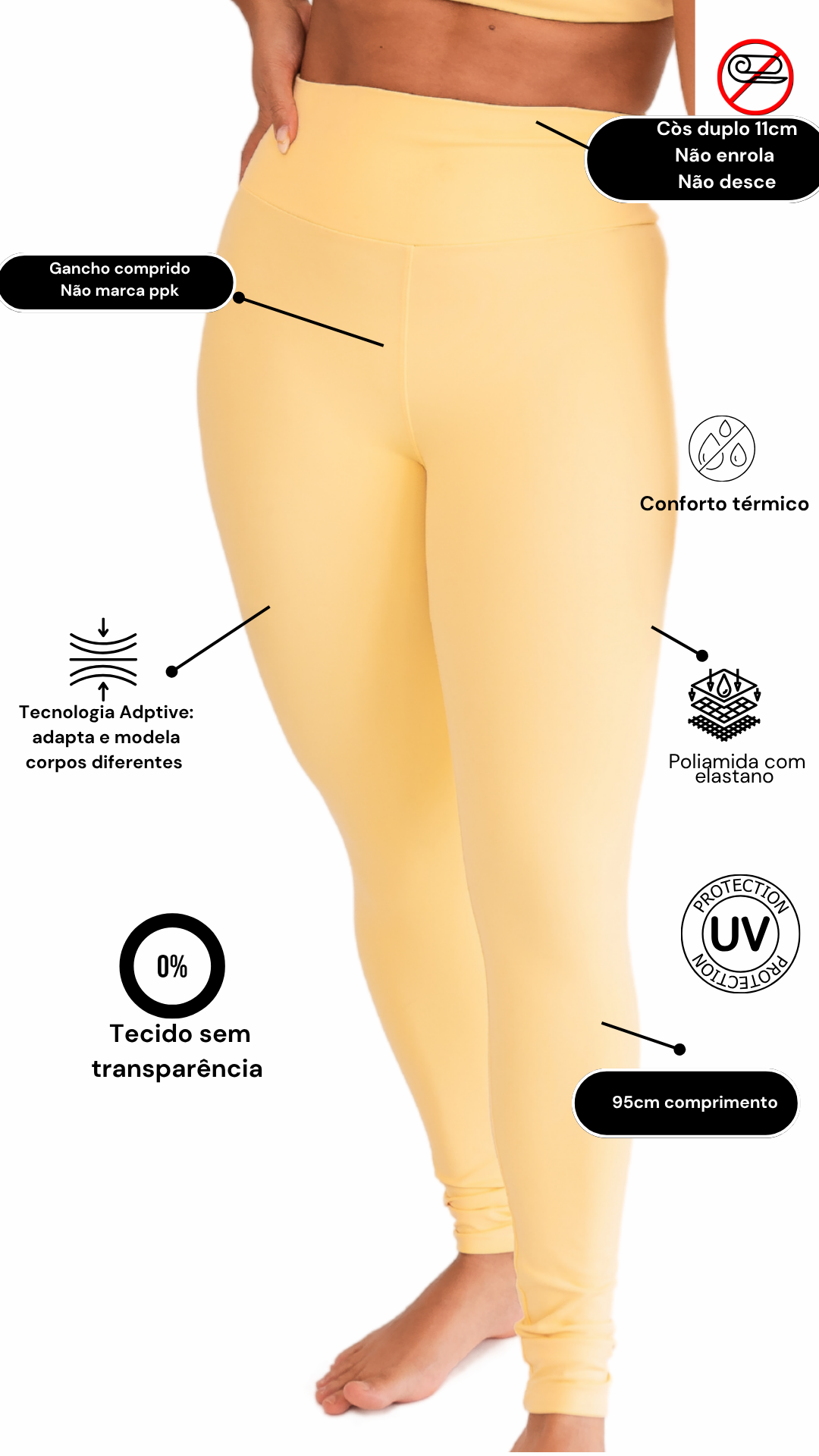 Legging Manteiga Matte