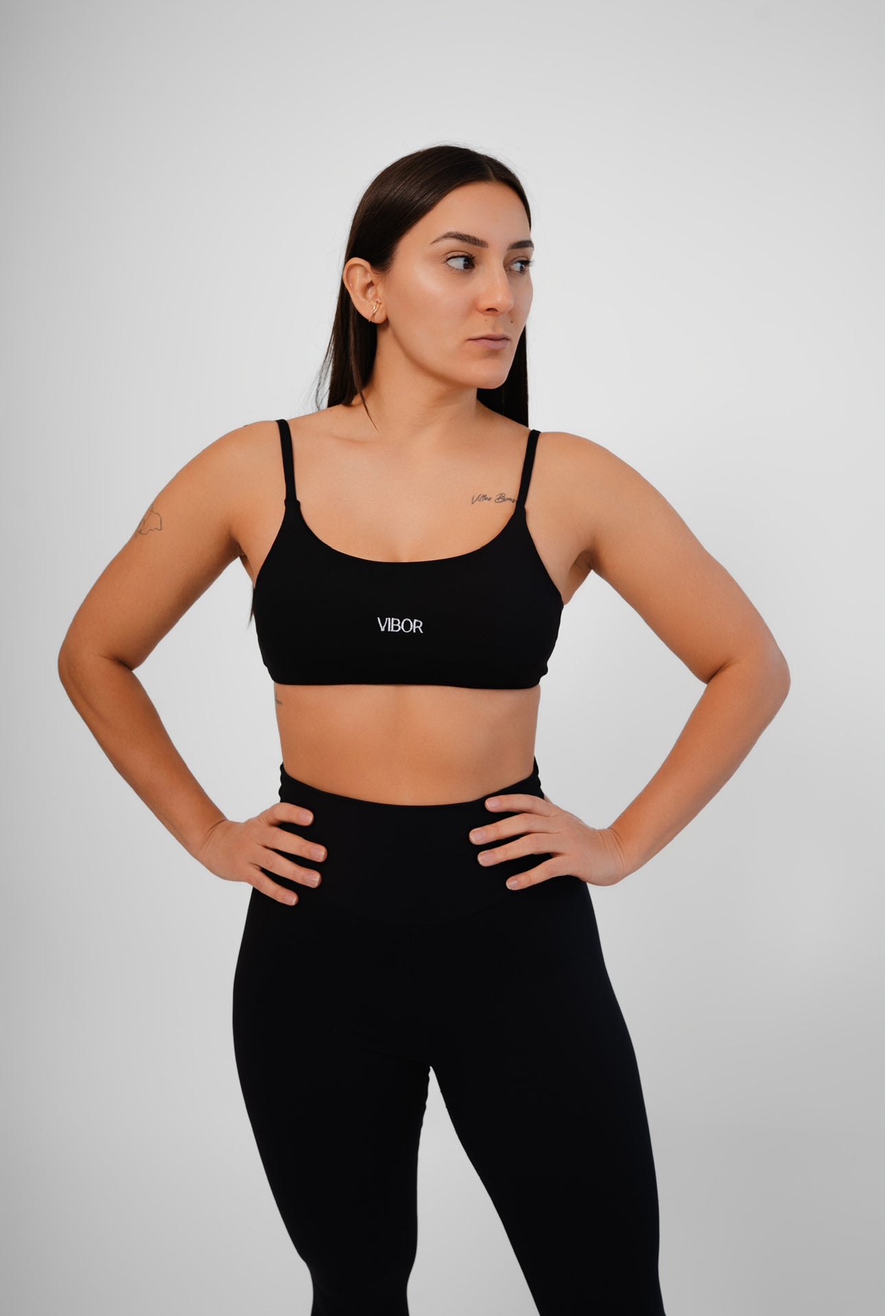 Top Costas Nua Preto Matte