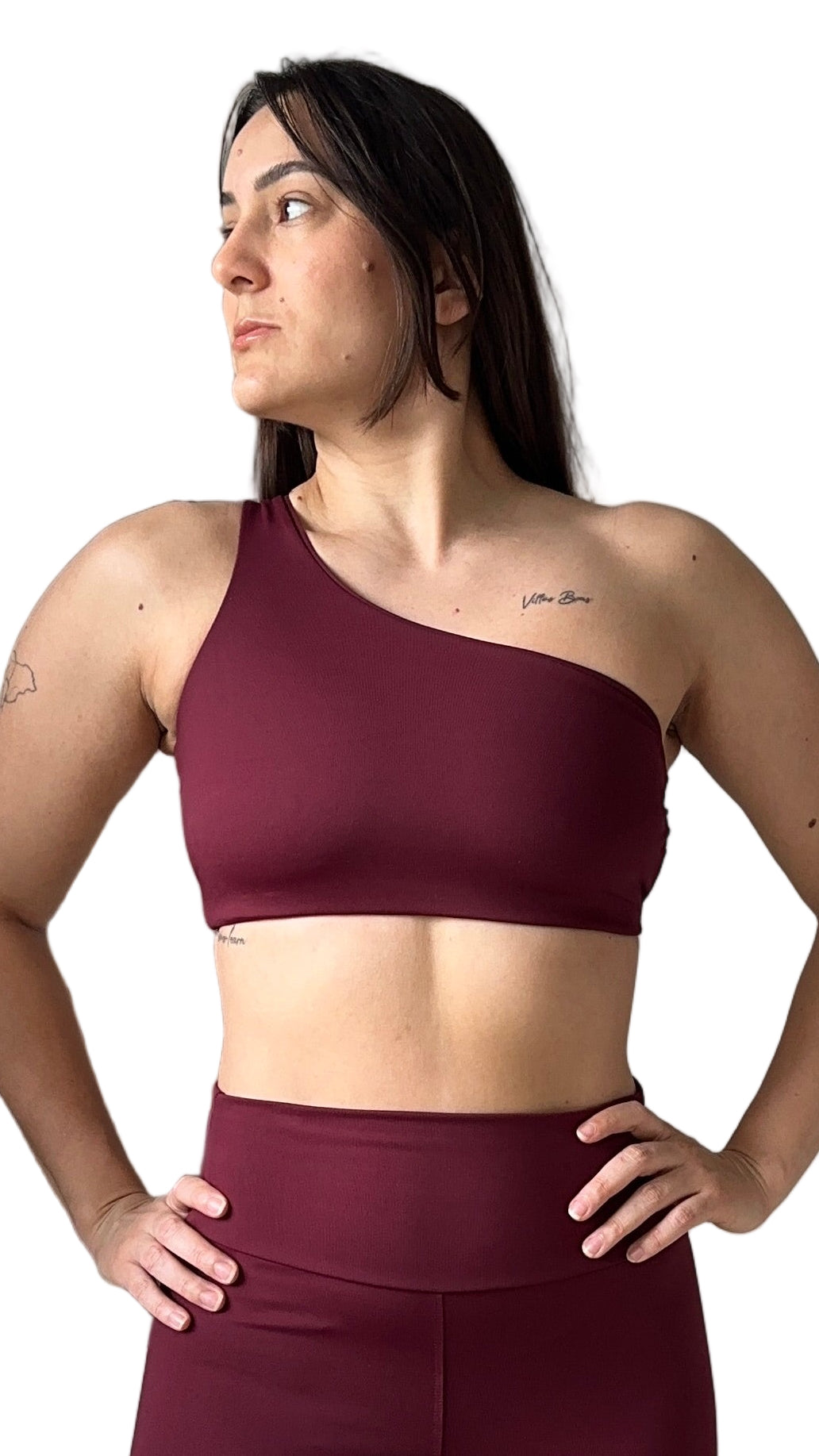 Top Nula Manga Cherry Matte