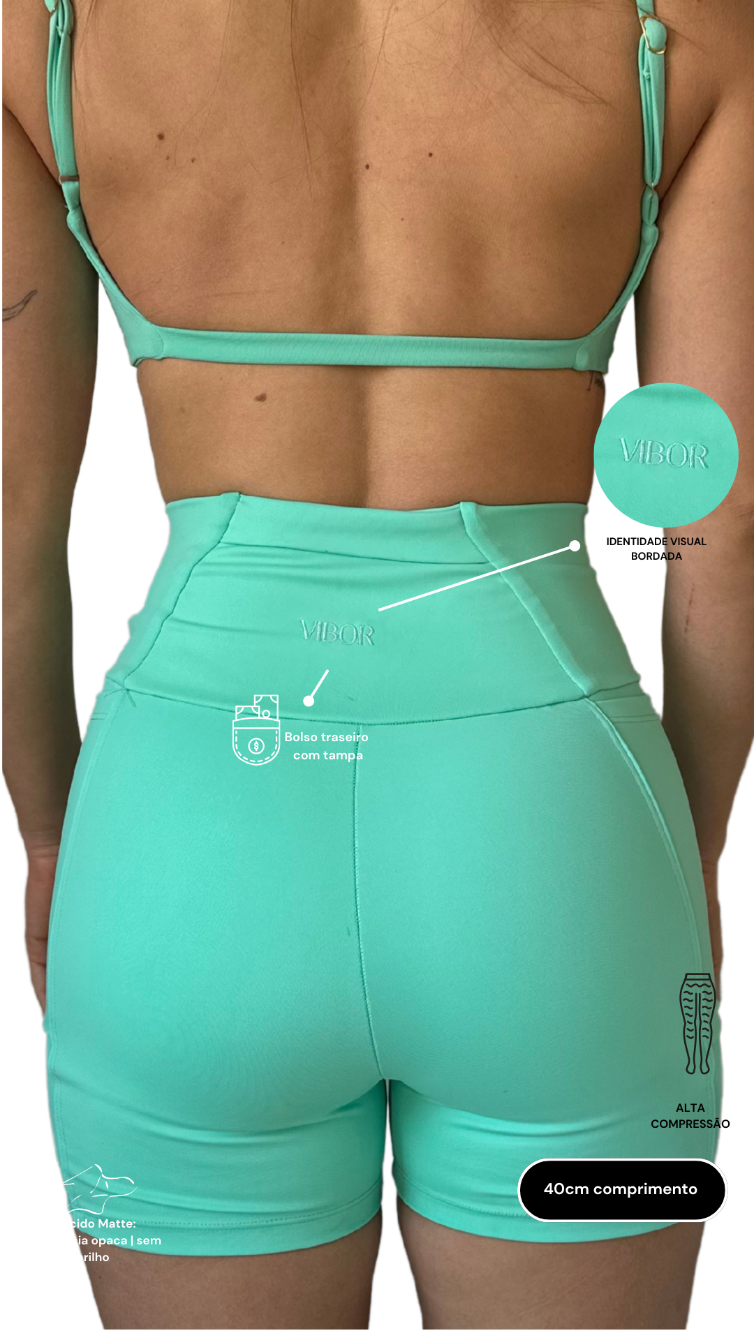 Short Perfeito Atlantis