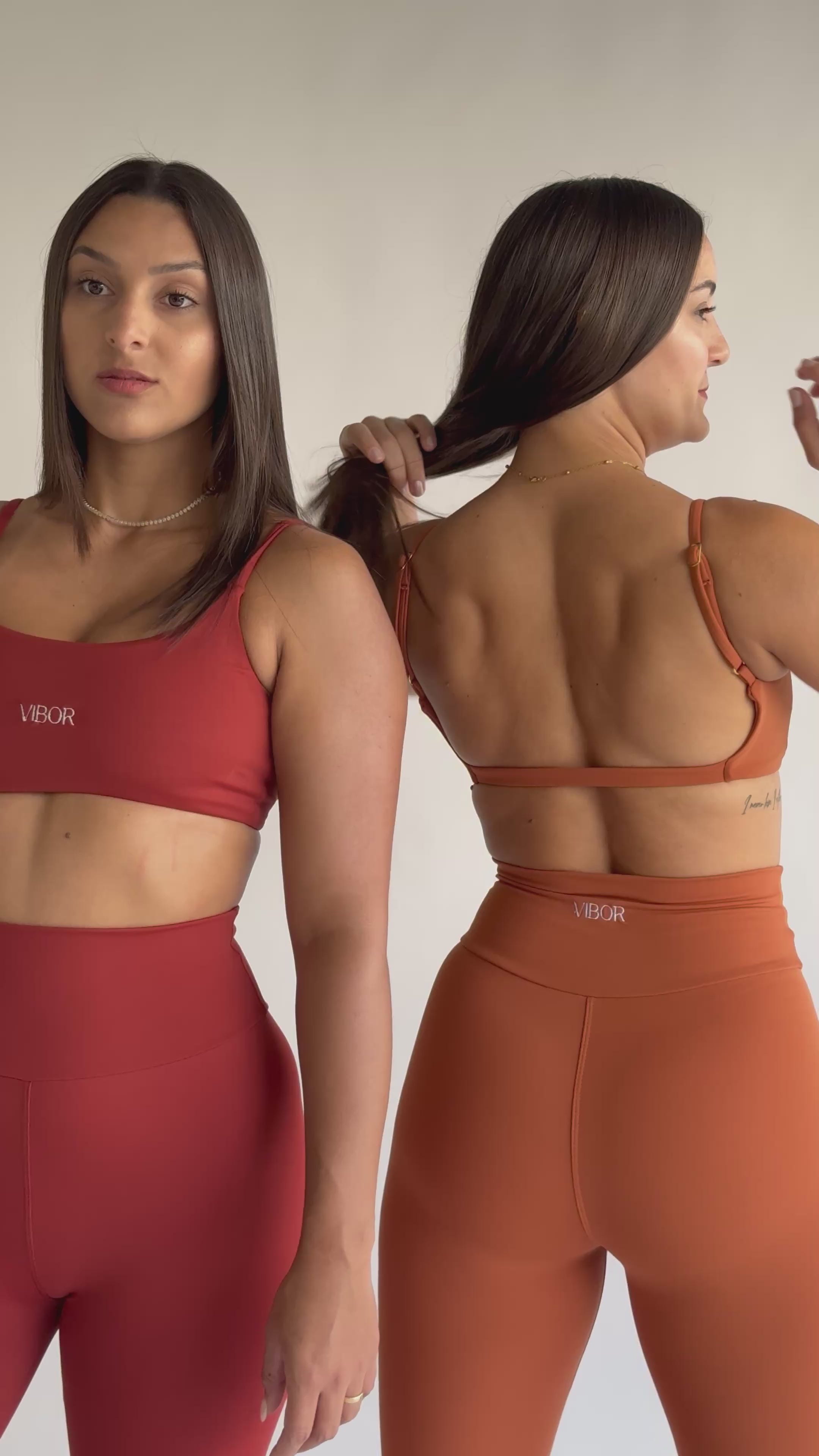 Top Costas Nua Terracota Matte